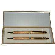 Acacia Click Ballpoint Pen & Propelling Pencil with S&C emblem