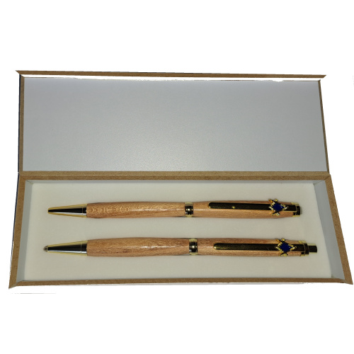 Acacia Click Ballpoint Pen & Propelling Pencil with S&C emblem